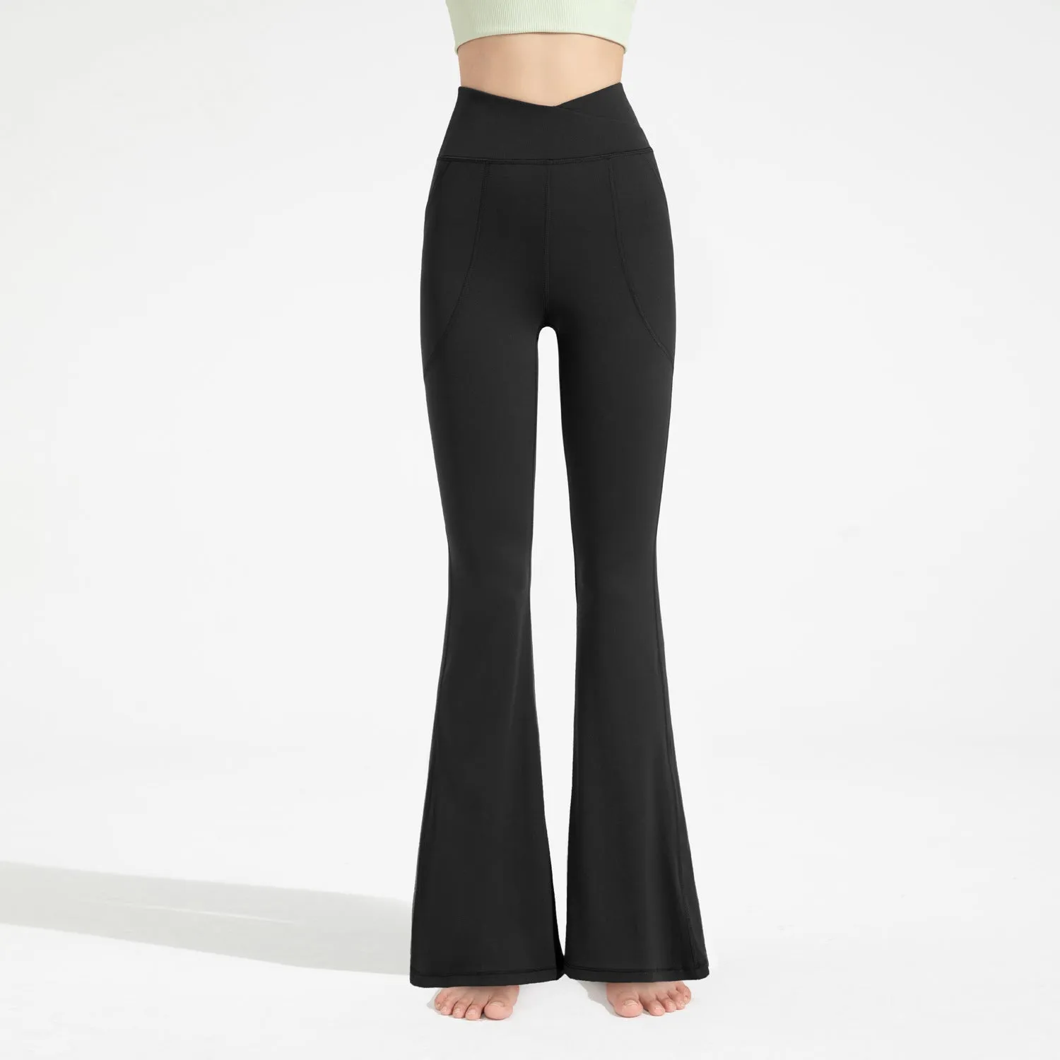 4FunGift® Goddess High-waisted Tummy Control and Hip-lifting Wide-leg Pants