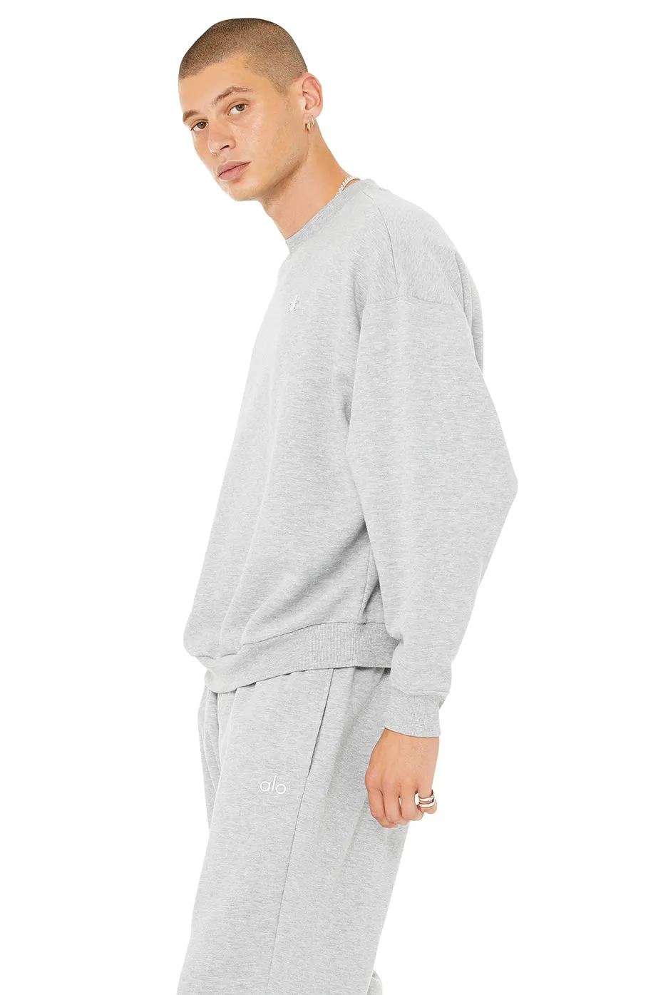 Accolade Crew Neck Pullover - Athletic Heather Grey