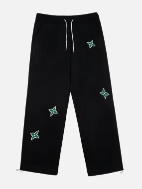 AlanBalen® - Dart Embroidered Drawstring Pants