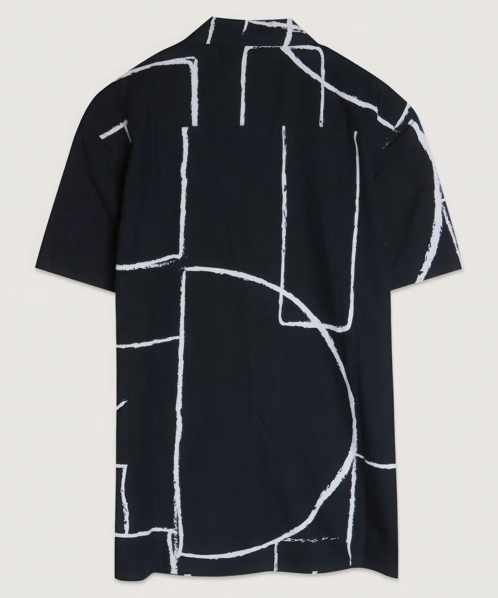 Boho Lines Mens Camp Shirt