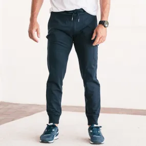 Constructor Joggers –  Dark Navy Cotton French Terry