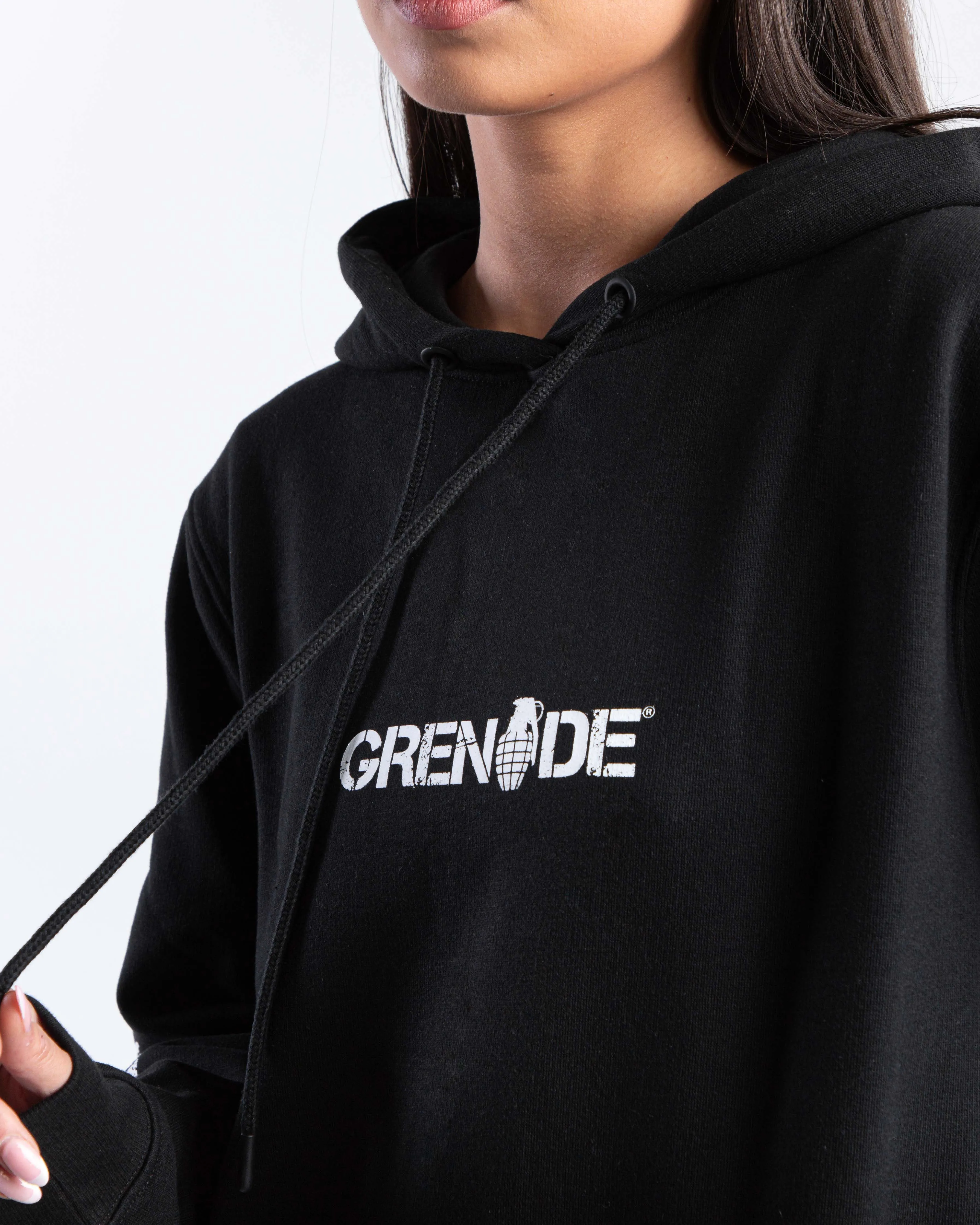 Core Hoodie - Black / White