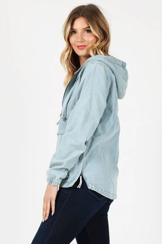 Dreamy in Denim Jacket Hoodie