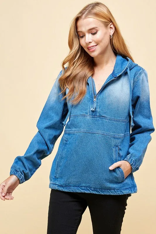 Dreamy in Denim Jacket Hoodie