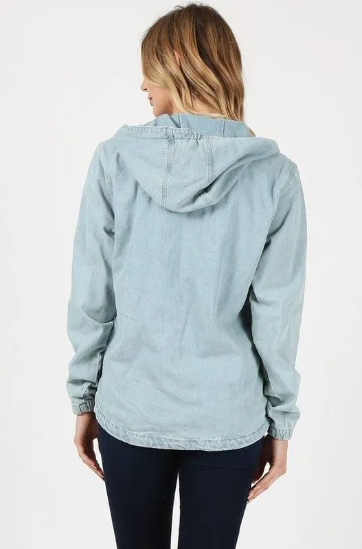 Dreamy in Denim Jacket Hoodie