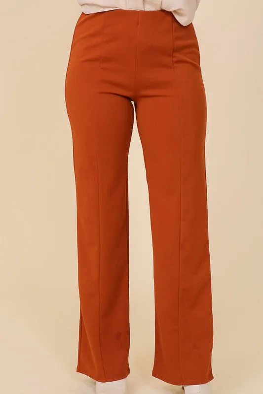 High Waist Work Pants