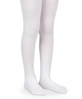 Microfiber Nylon Tights - White