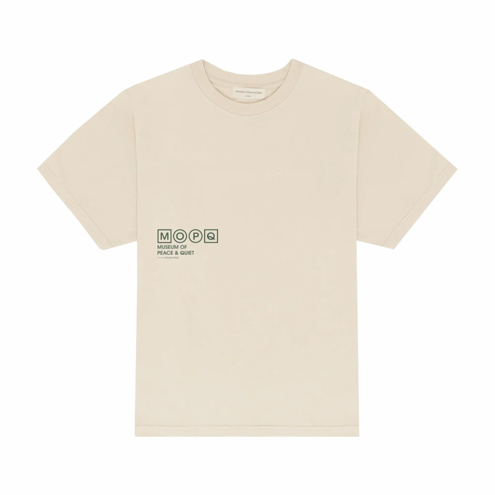 Museum of Peace and Quiet Simple Living T-Shirt (Bone)