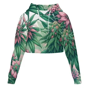 Pink Haze Cropped Hoodie