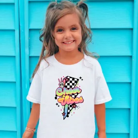 Retro Cheer Vibes Shirt for Girls